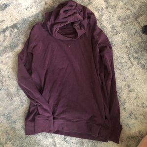Lululemon Restless Pullover in Burgundy